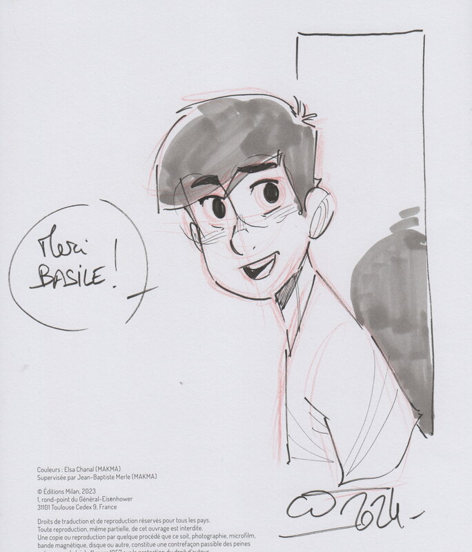 Totem par James Chris - Dédicace