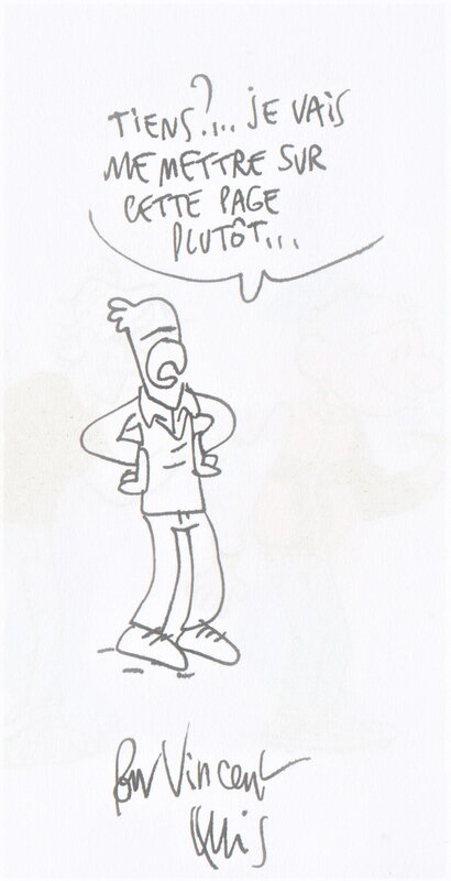 Lewis Trondheim, L'atelier Mastodonte - Sketch