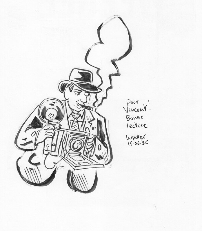 Weegee par Wauter Mannaert - Dédicace