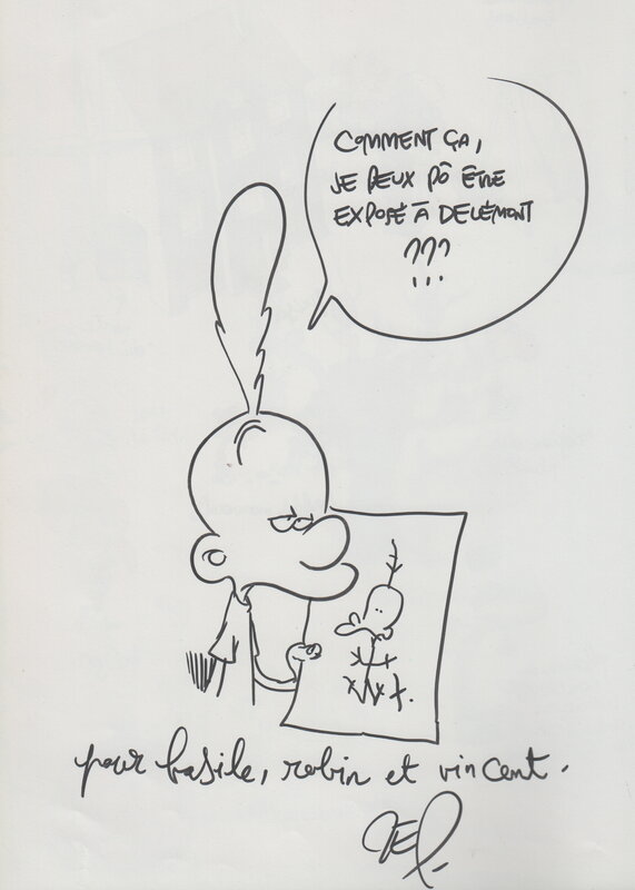 Titeuf par Zep - Dédicace