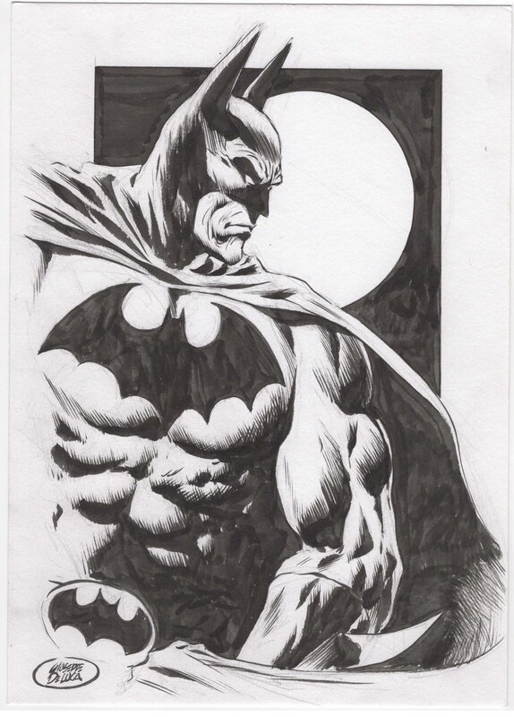 For sale - De Luca, illustration Batman, 2025. - Comic Strip
