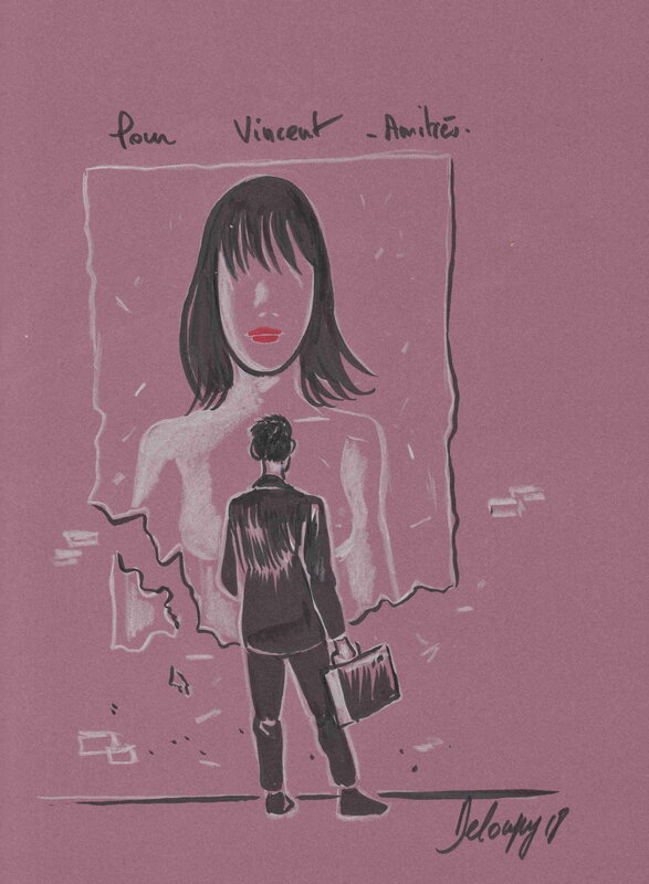 Pour la peau par Deloupy - Dédicace