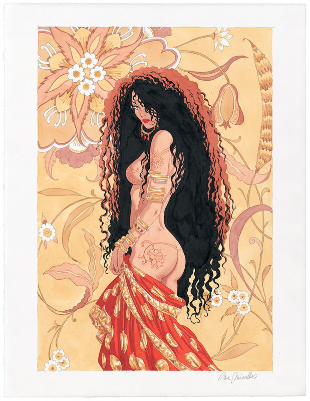 Ana Miralles, Djinn HS3 - Le Cœur de Djinn Dargaud - Planche originale