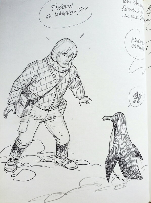 Jean-Luc Hiettre, LES AVENTURES DE QUENTIN FOLOISEAU   T2 L'ÎLE DU BOUT DU MONDE - Dédicace