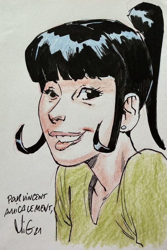 Mig, Un petit livre oublié sur un banc - Sketch