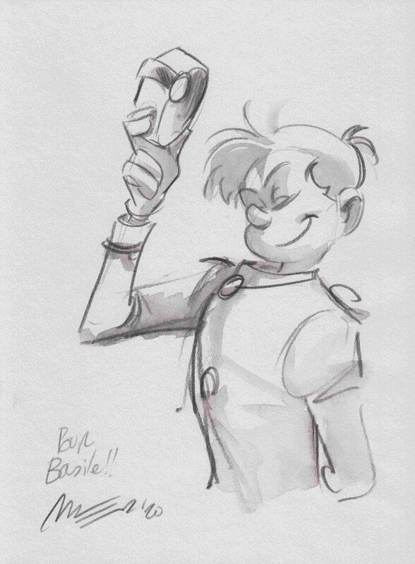 Spirou et Fantasio par Jose Luis Munuera - Dédicace