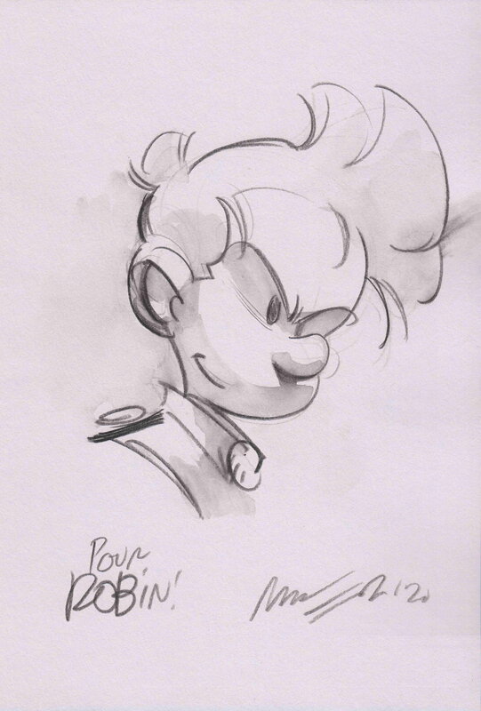 Spirou et Fantasio by Jose Luis Munuera - Sketch