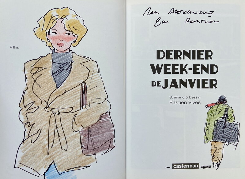 Bastien Vivès, Dernier weekend de janvier - Dédicace