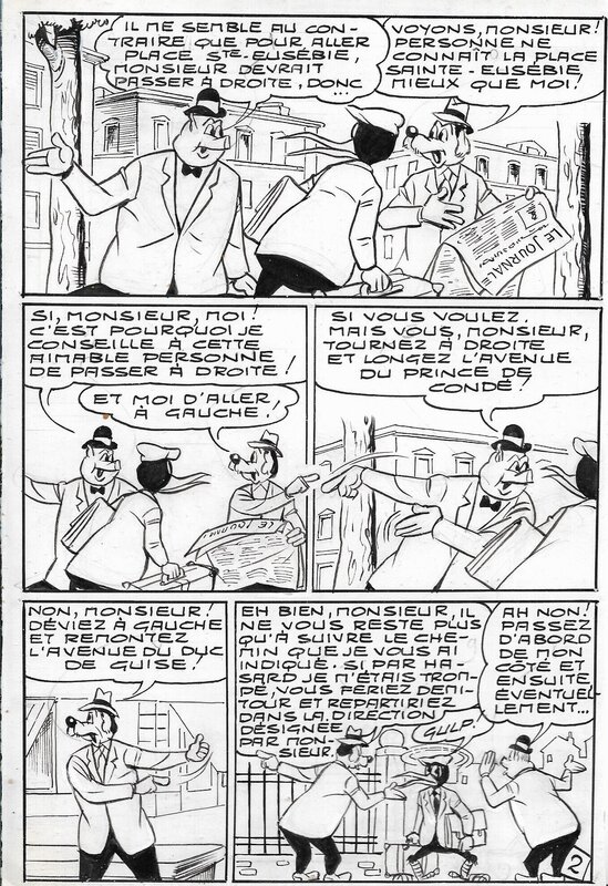 Egidio Gherlizza, Kiwi et la courtoisie planche 2 - Planche originale