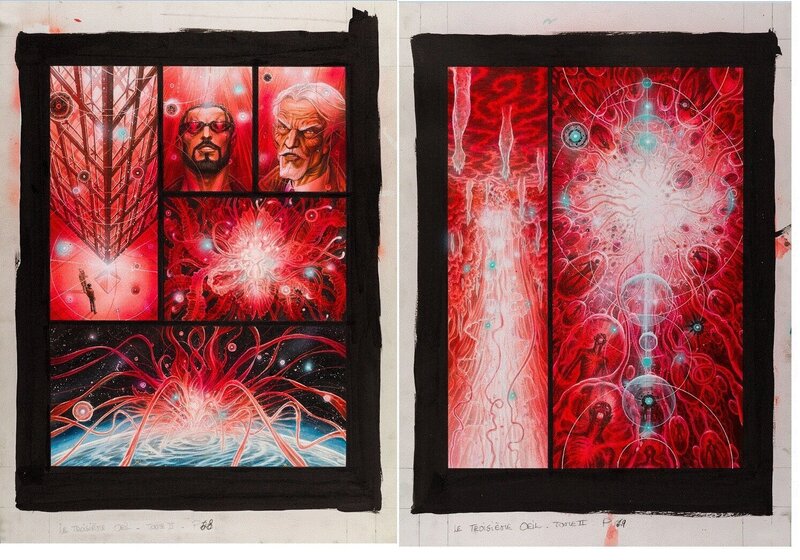 Le Troisième œil par Olivier Ledroit - Planche originale