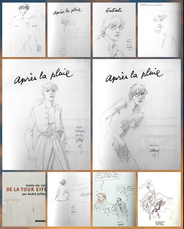 ■10 dédicaces de Juillard ■ #2 de 2- - Sketch