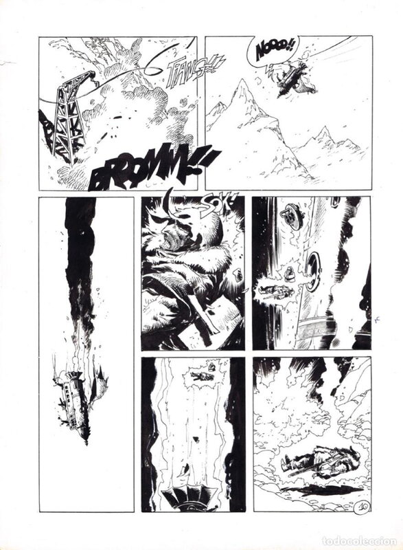 Avrac par Enrique Breccia - Planche originale