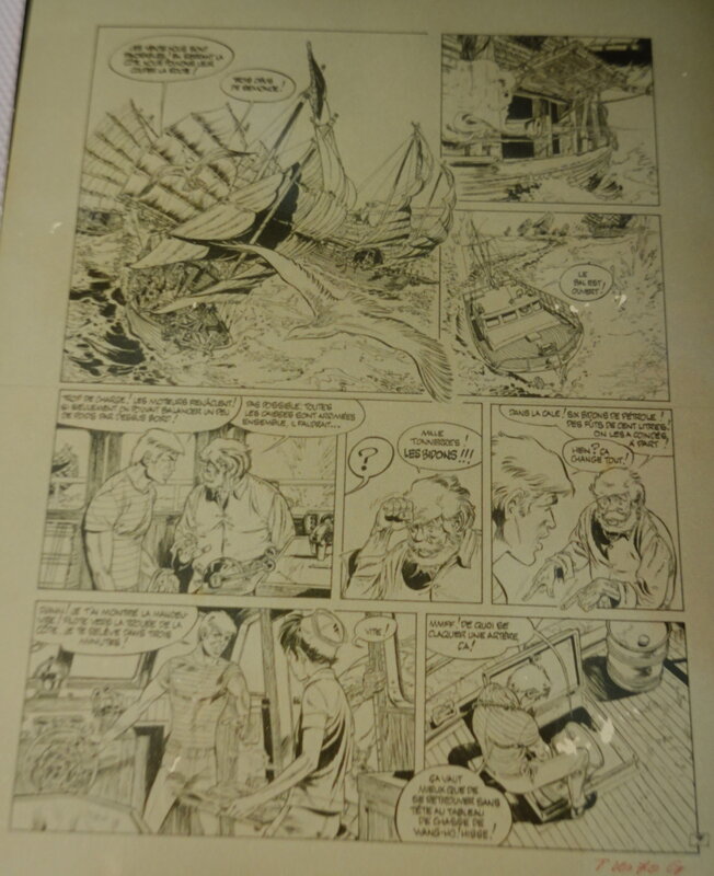 Le général Satan. par Hermann - Planche originale