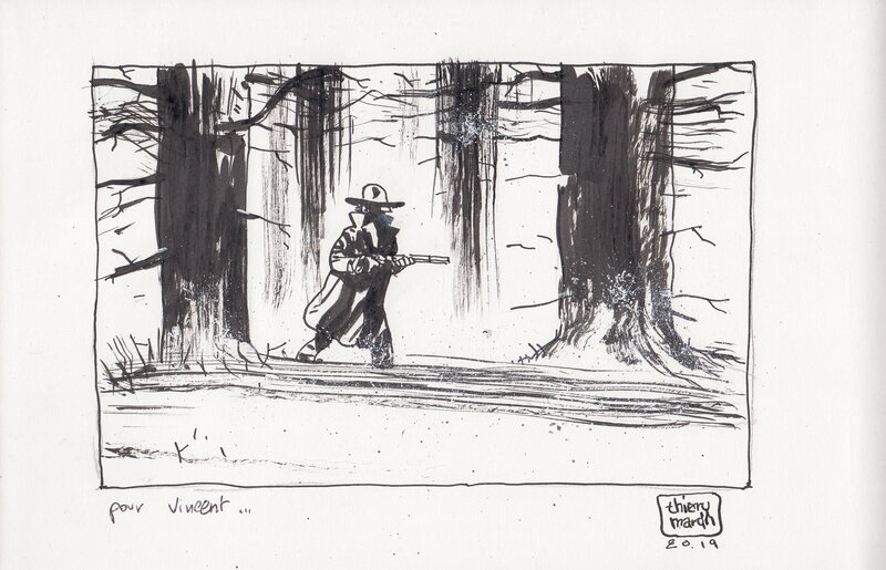 Dernier souffle by Thierry Martin - Sketch