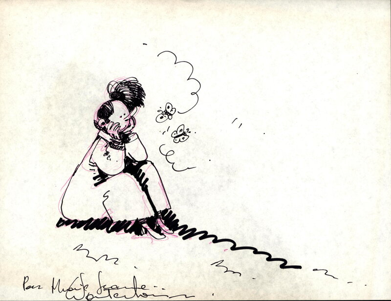 En vente - Wasterlain : Illustration Docteur Poche rêveur - Illustration originale