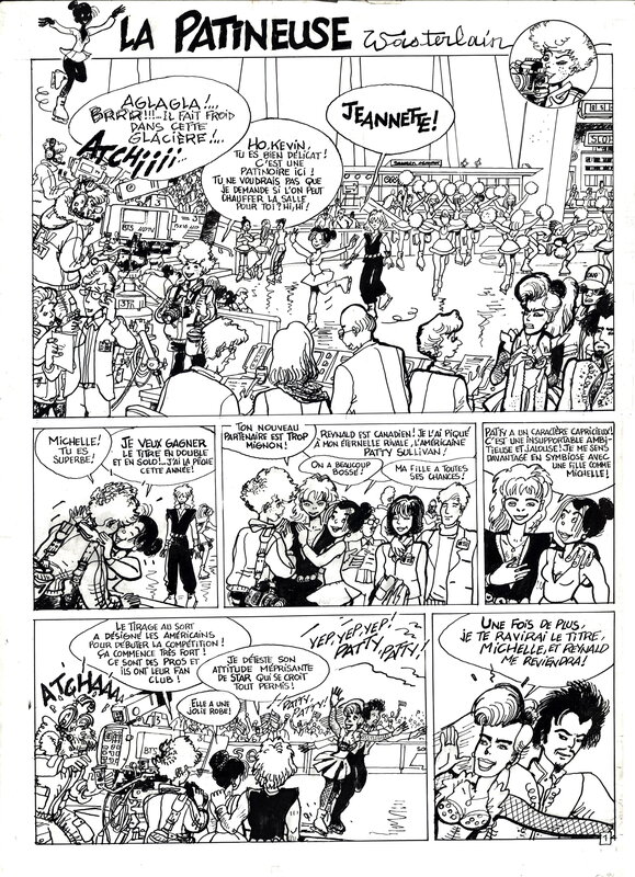 For sale - Wasterlain : Jeannette Pointu tome 19 planche 1 - Comic Strip