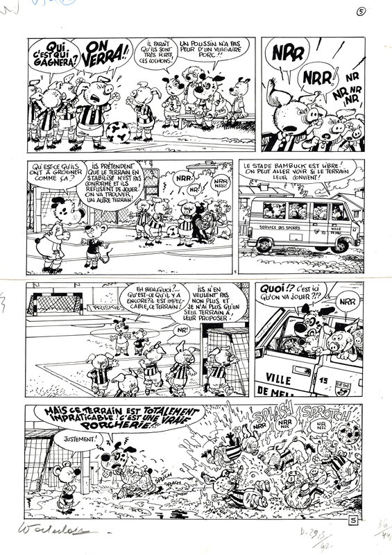 For sale - Wasterlain : Ratapoil tome 2 gag n° 5 - Comic Strip