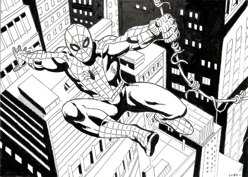 Spiderman by Luciano Bernasconi - Original Illustration