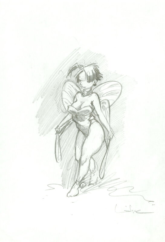 Régis Loisel, Clochette / L'envers du décor - Illustration originale