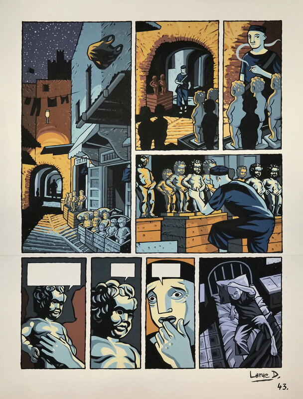 For sale - Denis Larue, Manneken Pis - La maison d'Ether - p 43 - Comic Strip
