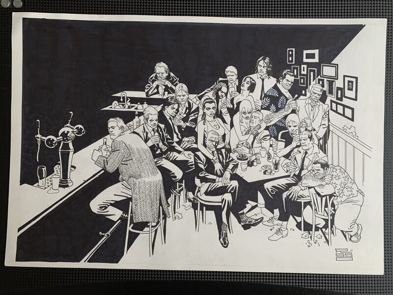 100 Bullets by Eduardo Risso - Original Illustration