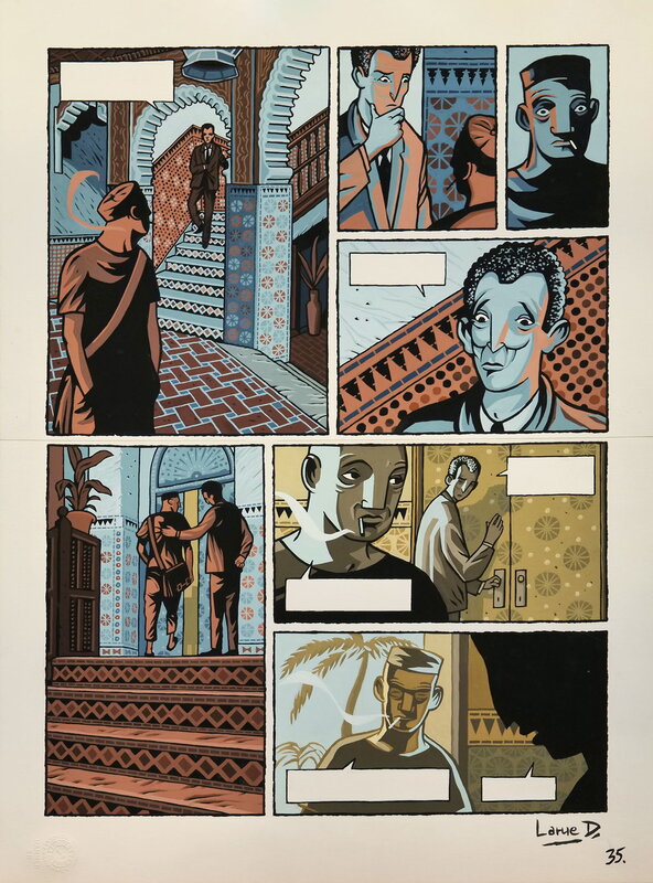 For sale - Denis Larue, Tetouan (Maroc) - La maison d'Ether - p 35 - Comic Strip