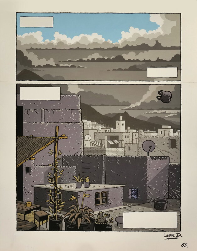 For sale - Denis Larue, Tetouan (Maroc) - La maison d'Ether - p 55 - Comic Strip