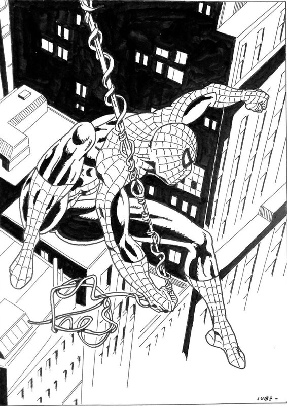 Spider-Man par Luciano Bernasconi - Planche originale