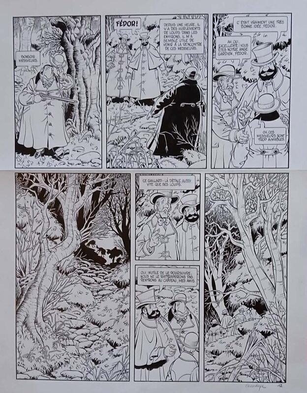 Guy Counhaye, Les démons de Roquebrou - Planche originale