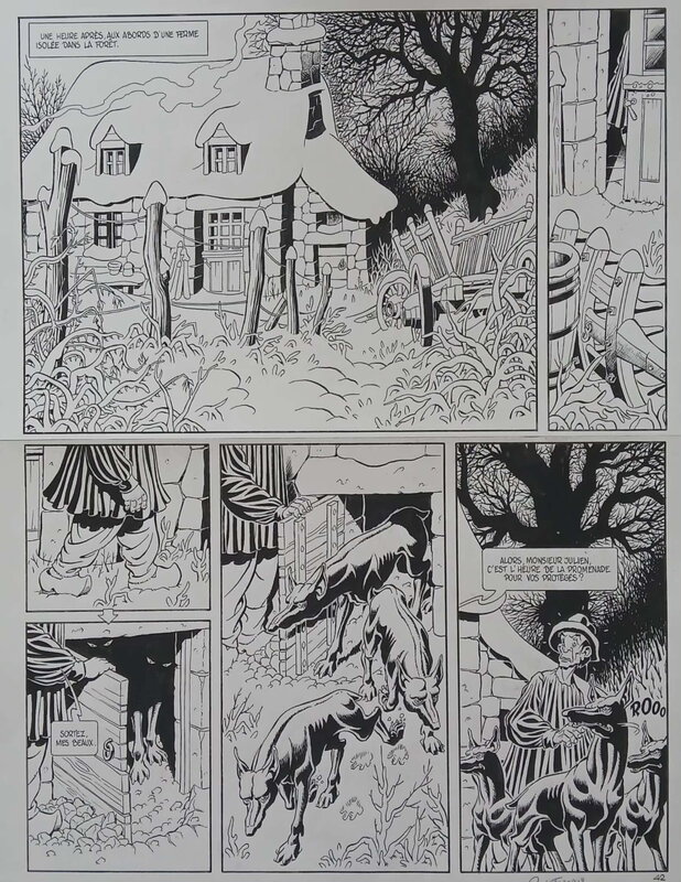 Guy Counhaye, Les démons du Roquebrou - Planche originale