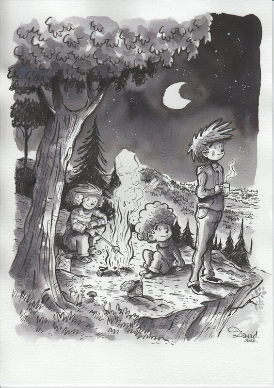 Dawid - Original Illustration