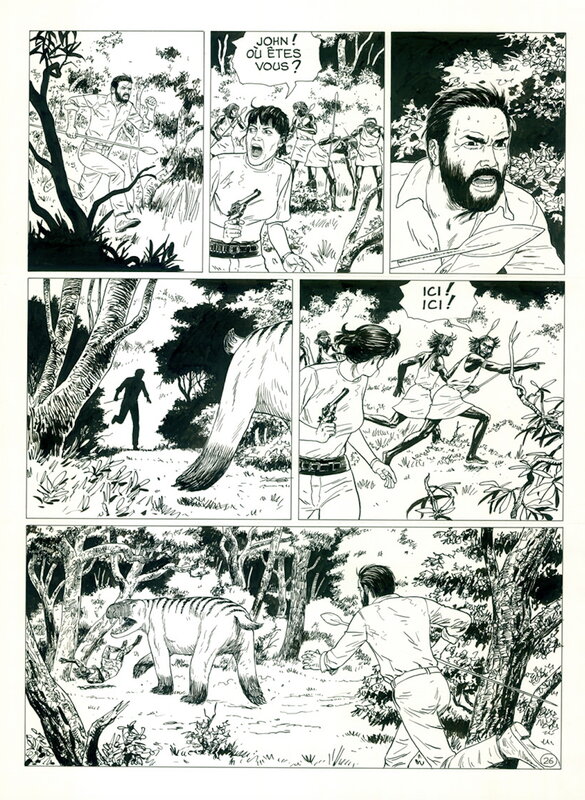 En vente - Kenya par Leo - Planche originale