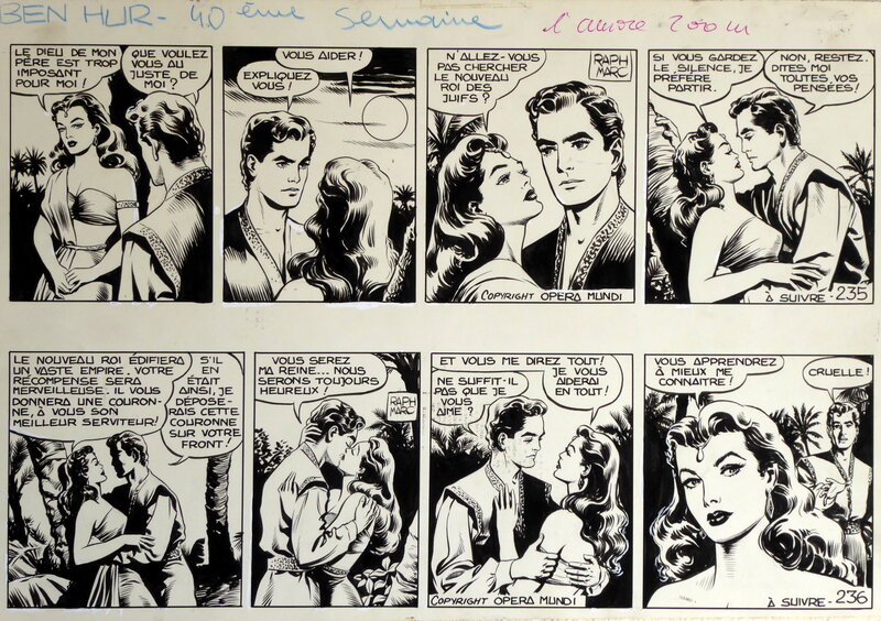 Ben-Hur par Carlo Marcello - Planche originale