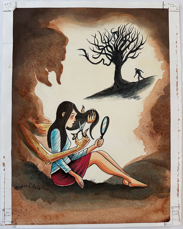 Richard Sala - Delphine 3 back cover - Couverture originale