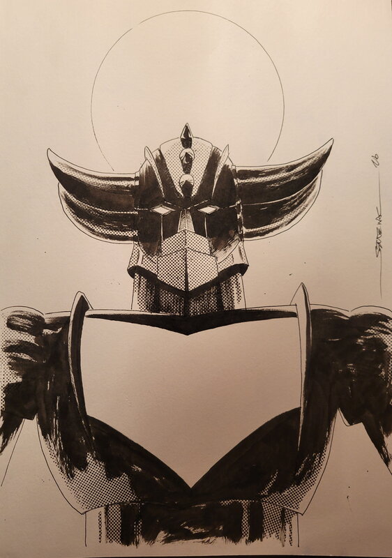 Goldorak by Alexis Sentenac - Original Illustration