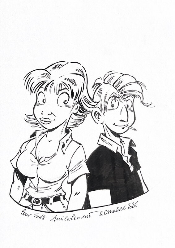 Serge Carrère, Serge Carrere Leo Loden - Original Illustration