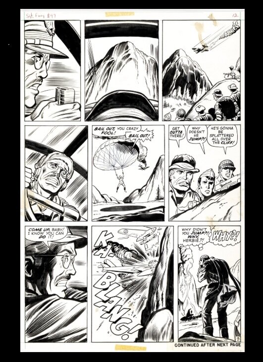 Sgt Fury by Dick Ayers - Comic Strip