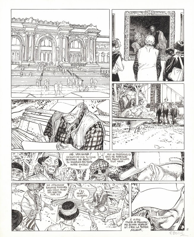 Boucq - Little Tulip - P5 - Planche originale