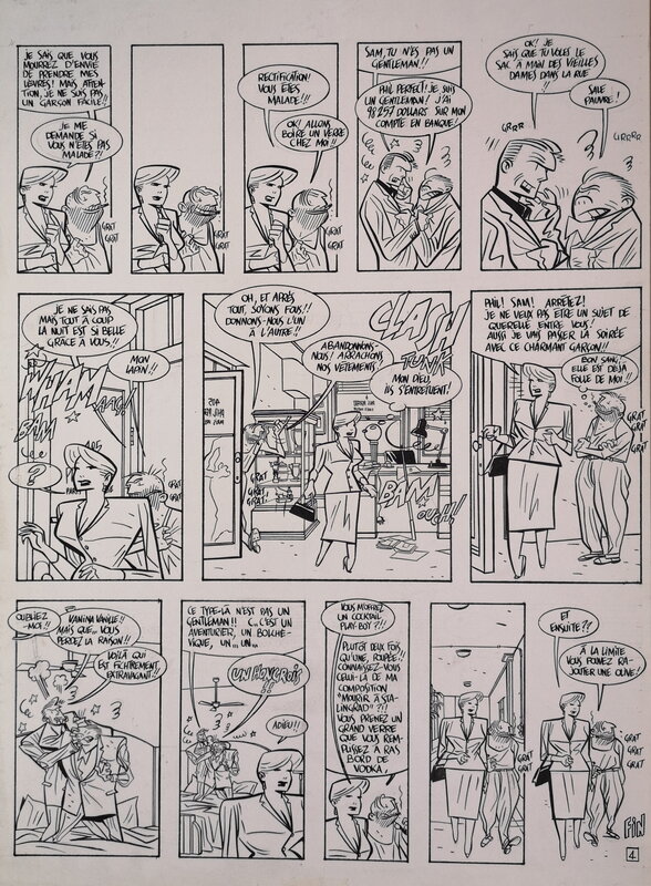 Phil Perfect par Serge Clerc - Planche originale
