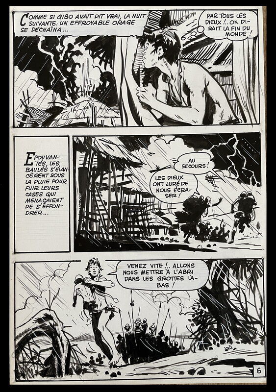 Tiki par Stelio Fenzo - Planche originale