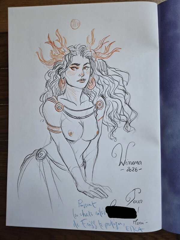 Winona, Emka, La chair des dieux - Frigg - Dédicace