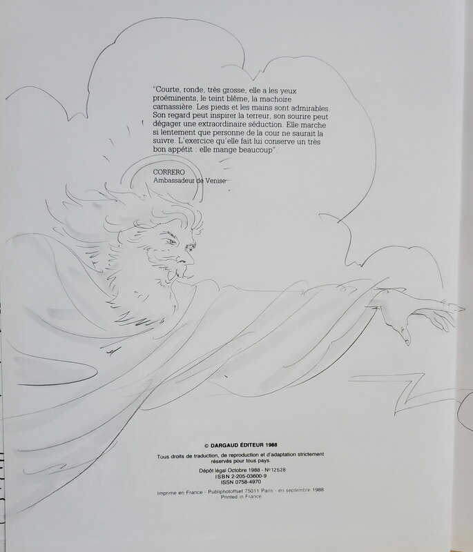 Fabien Lacaf, LA REINE NOIRE   T1 CATHERINE DE MEDICIS 1519-1589 - Sketch