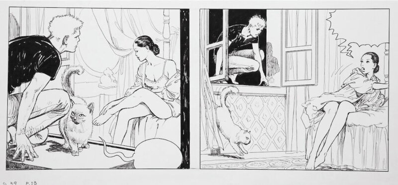 Milo Manara, Declic 4, Page 13, Strip 39 - Comic Strip