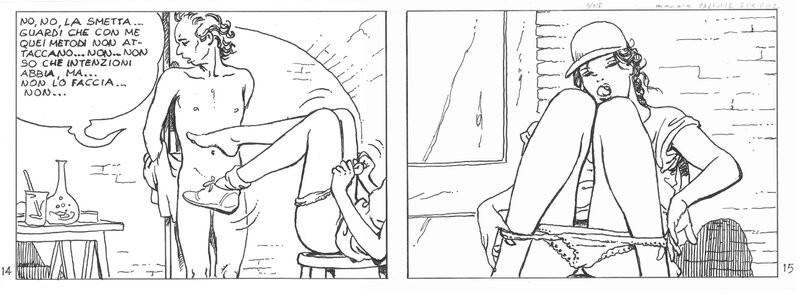 Milo Manara, Parfum de L'invisible Tome 2 - Planche originale