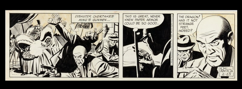 Rip KIRBY par John Prentice - Planche originale
