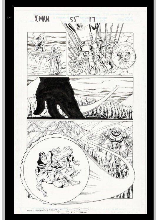 X man by mike miller - Comic Strip