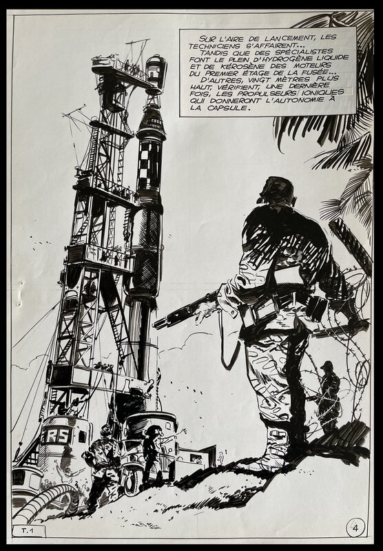 Titan par Pierre Dupuis - Planche originale