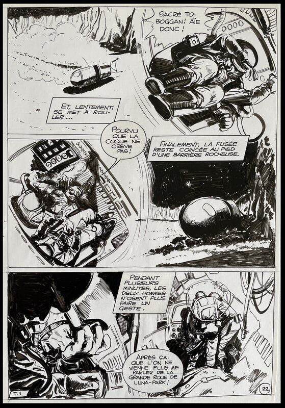 Titan par Pierre Dupuis - Planche originale