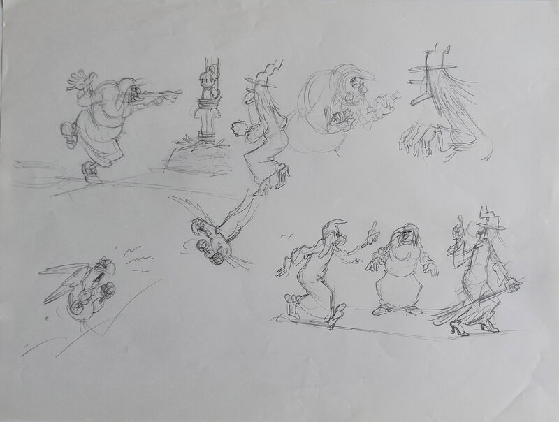 Hugo De Sterk, Jommeke 168: Het Heksenbal - Planche originale