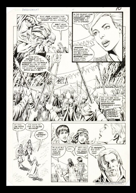 Ron Randall, Conqueror of the barren earth - Planche originale